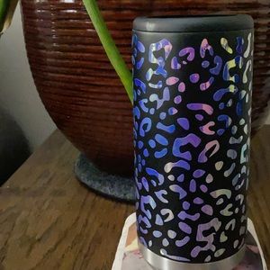 Leopard Print Skinny Can Coozie